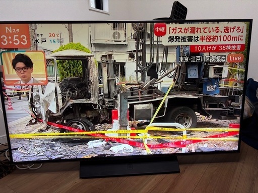 テレビ(55インチ)液晶に明暗あり