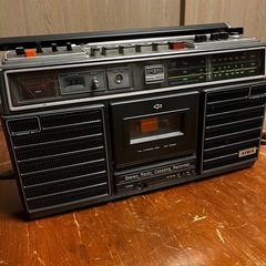 【昭和レトロ】ラジオ・カセットレコーダー