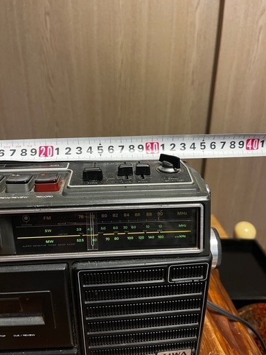 アンティーク☆ラジオ 昭和レトロ】ラジオ・カセットレコーダー (Nicof.) 西線6条の