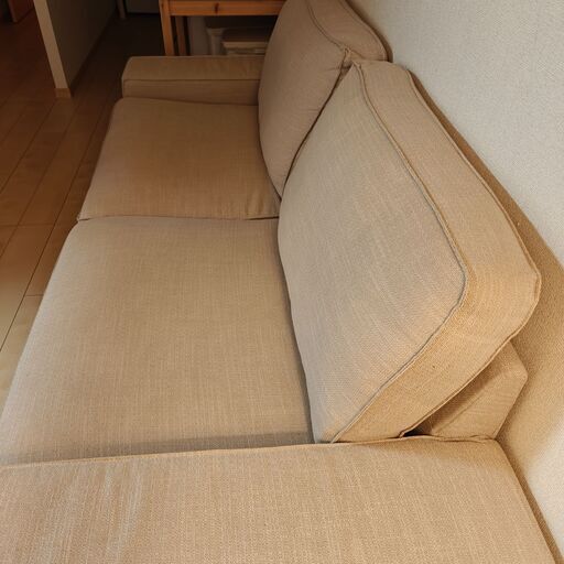 IKEA KIVIK 3人掛けソファ（ライトベージュ）- IKEA KIVIK 3-seater sofa (light beige)