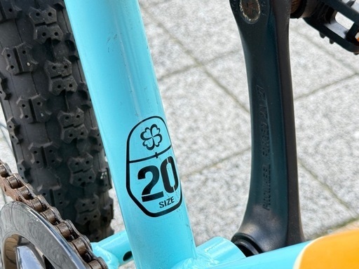 ヨツバサイクル 20インチ ラムネブルー  110cm〜130cm