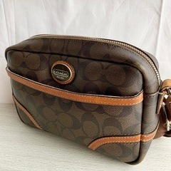 ☆お値引可能☆【訳あり価格】COACH ショルダーバッグ シグネチャー 