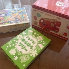 カタカタ森の消防隊　トミカパズル　ゆらゆらツリー