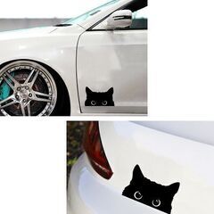 黒猫ステッカーの画像
