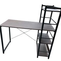 美品 ニトリ システムデスク ザッキー110ダークブラウン