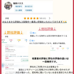 ⭕️高評価のみ⭕️⭐︎未公開物件多数保有⭐︎賃貸一戸建て／マンシ...