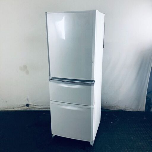 MITSUBISHI 335L冷蔵庫 2017年 MR-C34A-W 三菱 🌟ファミリー冷蔵庫