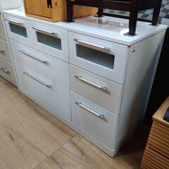 【愛品倶楽部柏店】3段7杯ミドルチェスト 島忠購入品 ※向かって...