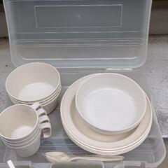 キャプテンスタッグ未使用プラスティック食器類