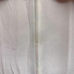 道行コート　縦縞模様　レッド　着物　021tの画像