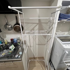 (受け渡し先決まり)洗濯ラックの画像