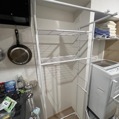 (受け渡し先決まり)洗濯ラックの画像