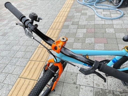 ヨツバサイクル 24インチ ラムネブルー 128cm〜152cm
