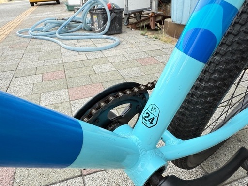 ヨツバサイクル 24インチ ラムネブルー 128cm〜152cm