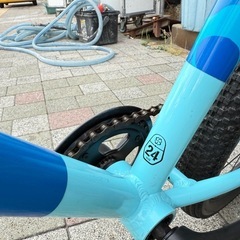 ヨツバサイクル 24インチ ラムネブルー 128cm〜152cm (ティーエーズ