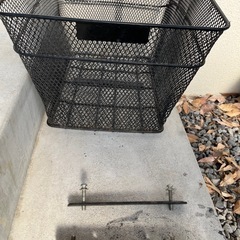 自転車　リア　カゴ　バスケットの画像