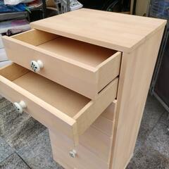 ★新入荷 おしゃれ 多段 チェスト カラフルチェスト 7段 書類 引き出し 木製 収納  引出し 棚 の画像