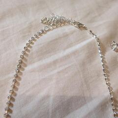 結婚式アクセサリー　ネックレスピアスセットの画像
