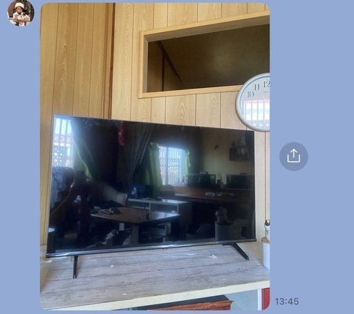 新品43型TV?値下げしました^_^