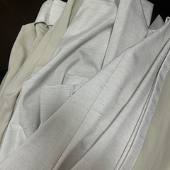 新品未使用ニトリ　カーテン　レーベル　２個セット　アイボリー　の画像