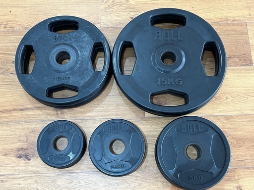 BULLラバープレート（穴径50mm）セット