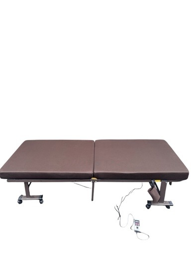 【美品】折りたたみ電動リクライニングベッド OTBSS-KDH ブラウン