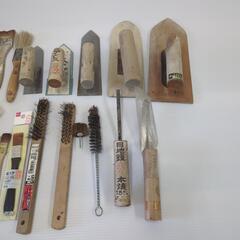 塗装　刷毛　ハケ　ジャンク　大工道具　日曜大工の画像