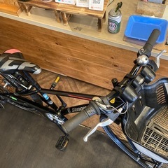 【ブリヂストン子供用自転車チェーン新品！】 LEDダイナモ　7段変速　26インチ自転車　ブラックの画像
