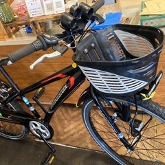 【ブリヂストン子供用自転車チェーン新品！】 LEDダイナモ　7段変速　26インチ自転車　ブラックの画像