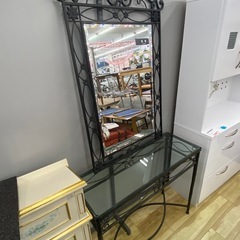 コンソールテーブル、大型鏡セット 【リサイクルフカツ岡崎倉庫店】...