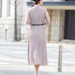 【Mサイズ】結婚式 お呼ばれ ドレス ＆ ネックレス の画像