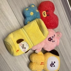 BT21 ぬいぐるみ　ペンケース