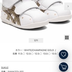 asics【13cm】アミュレファーストSLの画像