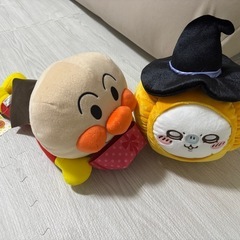 アンパンマン　モモンガ(ちいかわ)　ぬいぐるみ