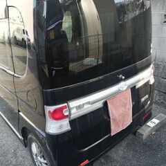 タント　カスタム　黒　H20年式　車検残有りの画像