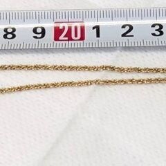 ☆アクセサリー　ネックレス　アルファベット/ゴールド系　中古品　の画像