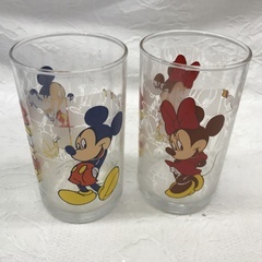 ⭐︎ドリーム2号館⭐︎レトロ ディズニーキャラクターグラス 5個セットの画像
