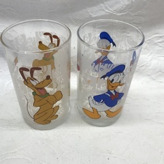 ⭐︎ドリーム2号館⭐︎レトロ ディズニーキャラクターグラス 5個セットの画像