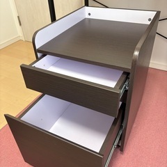 ニトリ デスク ワゴン セットの画像