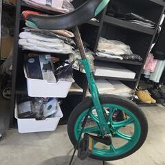 一輪車 16インチ 緑