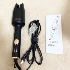TOSAGE 自動カールヘアアイロン ブラックの画像