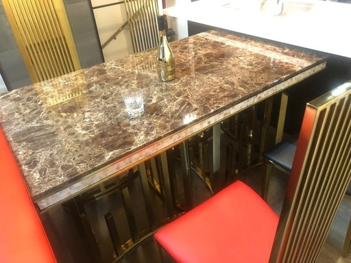 【現地引取のみ】大理石テーブル 引取のみ※ 大理石テーブル(天板のみ)