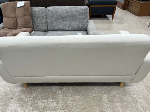 ☆ジモティ割あり☆ ニトリ 2Pソファ アイボリー H75×W138×D76