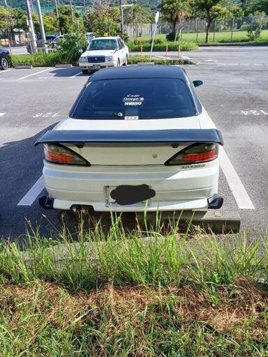 受付再開」「車検残有り」シルビアS15 SPEC-S 即ドリ (ギン) 首里の