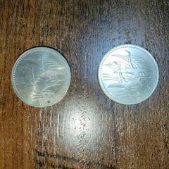 皇太子殿下御成婚記念500円硬貨 2枚の画像