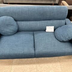 ★ジモティ割あり★TJ11774  ソファー 青 H76×D71...