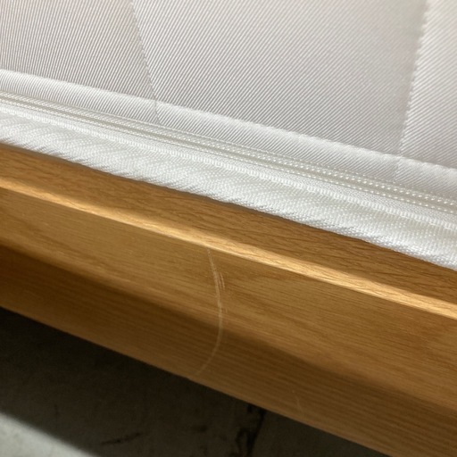 無印良品　ダブルベッド　※マットレスシミあり