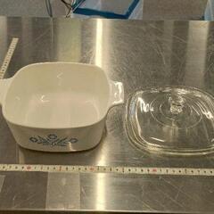 0527-294 ガラス食器 パイロセラム　耐熱容器　欠けあり