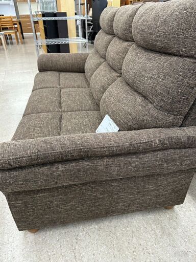 ☆ジモティ割あり☆ 3人掛けソファー ブラウン 茶 W190×D90×H85