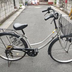 【良品】リング錠新品! 26インチ 外装6段変速  整備済み!